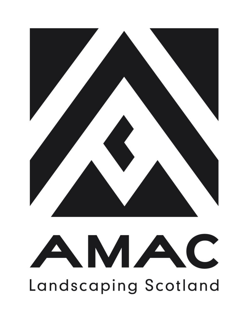 AMAC Landscaping Scotland logo – Specialists in artificial grass maintenance, cleaning, and servicing.